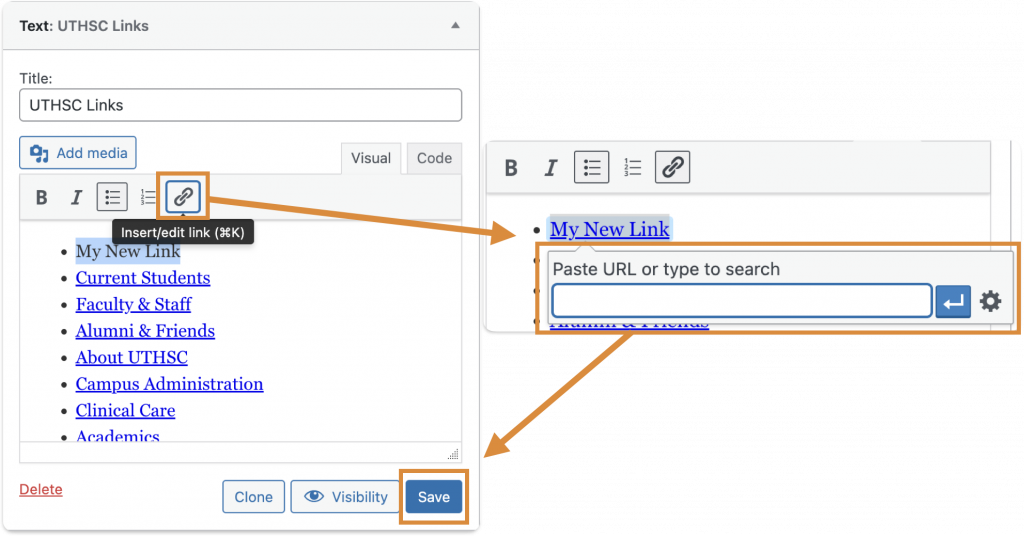 wp-uthsc-links